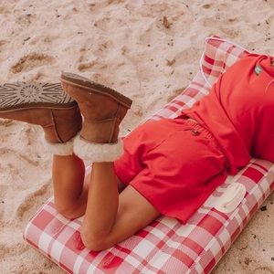 Daily Drills sweatshorts in heart (selling crewneck separate).